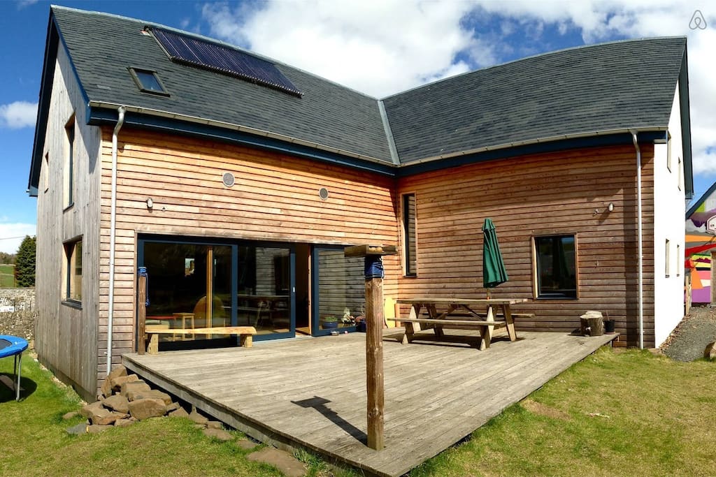 spacious eco house in rural village setting